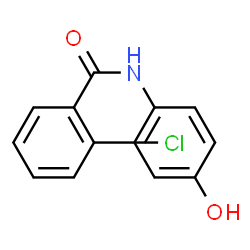 ChemSpider 2D Image | 2-Chloro-4'-Hydroxybenzanilide | C13H10ClNO2