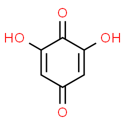 ChemSpider 2D Image | 2,6-Dihydroxy-p-benzoquinone | C6H4O4