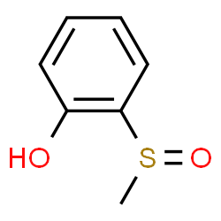 ChemSpider 2D Image | 2-(Methylsulfinyl)phenol | C7H8O2S