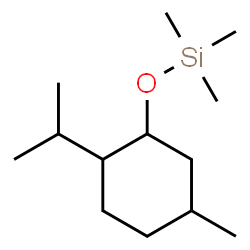ChemSpider 2D Image | [(2-Isopropyl-5-methylcyclohexyl)oxy](trimethyl)silane | C13H28OSi