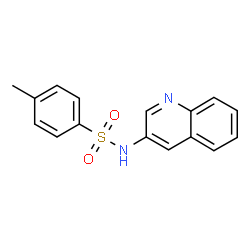 ChemSpider 2D Image | 4-methyl-N-3-quinolinylbenzenesulfonamide | C16H14N2O2S
