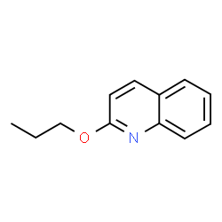 ChemSpider 2D Image | 2-Propoxyquinoline | C12H13NO