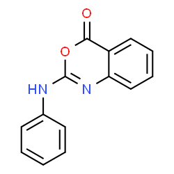 ChemSpider 2D Image | 2-Anilino-4H-3,1-benzoxazin-4-one | C14H10N2O2