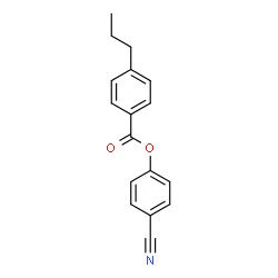 ChemSpider 2D Image | 4-Cyanophenyl 4-propylbenzoate | C17H15NO2