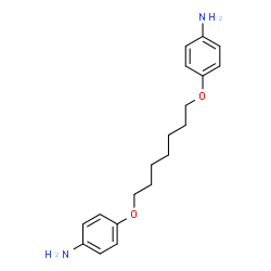 ChemSpider 2D Image | 4,4'-[1,7-Heptanediylbis(oxy)]dianiline | C19H26N2O2