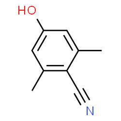 ChemSpider 2D Image | 4-Cyano-3,5-dimethylphenol | C9H9NO