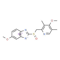 ChemSpider 2D Image | Omeprazole sodium | C17H18N3NaO3S
