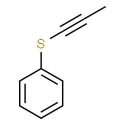 ChemSpider 2D Image | Benzene, (1-propynylthio)- | C9H8S