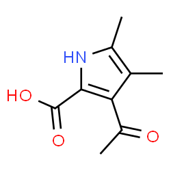 ChemSpider 2D Image | 3-Acetyl-4,5-dimethylpyrrole-2-carboxylic acid | C9H11NO3