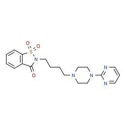 ChemSpider 2D Image | ipsapirone | C19H23N5O3S
