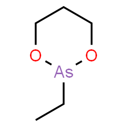 ChemSpider 2D Image | 2-Ethyl-1,3,2-dioxarsinane | C5H11AsO2