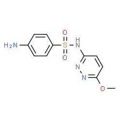 ChemSpider 2D Image | sulfamethoxypyridazine | C11H12N4O3S