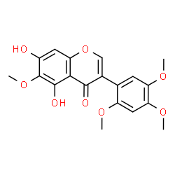 ChemSpider 2D Image | Caviunin | C19H18O8