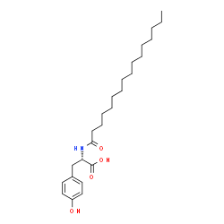 ChemSpider 2D Image | N-Palmitoyl-L-tyrosine | C25H41NO4