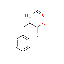 ChemSpider 2D Image | N-Acetyl-4-bromo-L-phenylalanine | C11H12BrNO3
