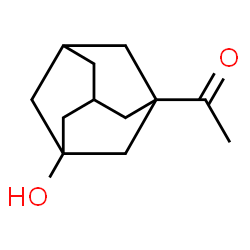ChemSpider 2D Image | 1-acetyl-3-hydroxyadamantane | C12H18O2