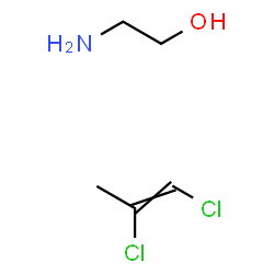 ChemSpider 2D Image | 2-Aminoethanol - 1,2-dichloro-1-propene (1:1) | C5H11Cl2NO