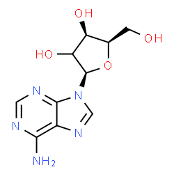 ChemSpider 2D Image | 9-§-D-arabinofuranosyladenine | C10H13N5O4