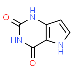 ChemSpider 2D Image | 1H,3H,5H-PYRROLO[3,2-D]PYRIMIDINE-2,4-DIONE | C6H5N3O2