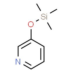 ChemSpider 2D Image | Pyridine, 3-trimethylsiloxy- | C8H13NOSi