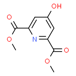 ChemSpider 2D Image | Dimethyl 4-hydroxy-2,6-pyridinedicarboxylate | C9H9NO5