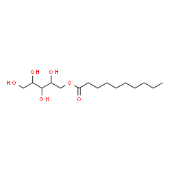 ChemSpider 2D Image | 1-O-Decanoylpentitol | C15H30O6