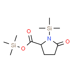 ChemSpider 2D Image | Trimethylsilyl 5-oxo-1-(trimethylsilyl)prolinate | C11H23NO3Si2