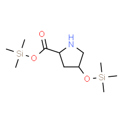 ChemSpider 2D Image | Trimethylsilyl 4-[(trimethylsilyl)oxy]prolinate | C11H25NO3Si2