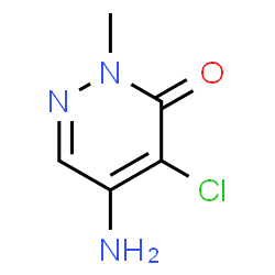 ChemSpider 2D Image | METHYLDESPHENYLCHLORIDAZON | C5H6ClN3O