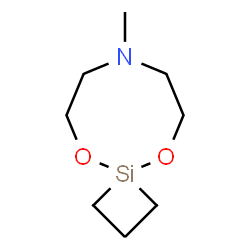 ChemSpider 2D Image | 8-Methyl-5,11-dioxa-8-aza-4-silaspiro[3.7]undecane  | C8H17NO2Si