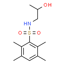 ChemSpider 2D Image | N-(2-Hydroxypropyl)-2,3,5,6-tetramethylbenzenesulfonamide | C13H21NO3S