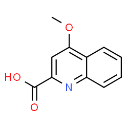 ChemSpider 2D Image | 4-Methoxy-2-quinolinecarboxylic acid | C11H9NO3