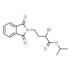 ChemSpider 2D Image | Isopropyl 2-bromo-4-(1,3-dioxo-1,3-dihydro-2H-isoindol-2-yl)butanoate | C15H16BrNO4