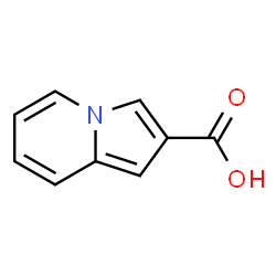 ChemSpider 2D Image | 2-Indolizinecarboxylic acid | C9H7NO2