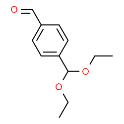 ChemSpider 2D Image | 4-(Diethoxymethyl)benzaldehyde | C12H16O3