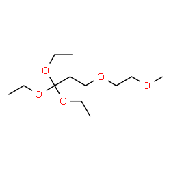 ChemSpider 2D Image | 1,1,1-Triethoxy-3-(2-methoxyethoxy)propane | C12H26O5