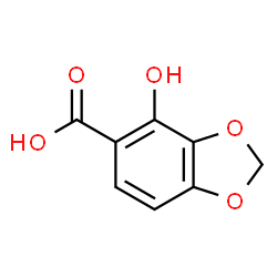 ChemSpider 2D Image | 4-Hydroxy-1,3-benzodioxole-5-carboxylic acid | C8H6O5