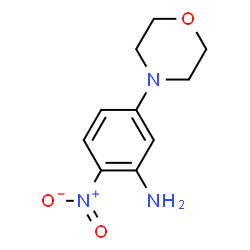 ChemSpider 2D Image | 5-Morpholino-2-nitroaniline | C10H13N3O3