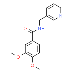 ChemSpider 2D Image | 3,4-Dimethoxy-N-(3-pyridinylmethyl)benzamide | C15H16N2O3