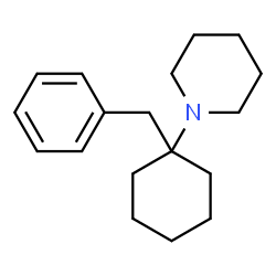 ChemSpider 2D Image | 1-(1-Benzylcyclohexyl)piperidine | C18H27N