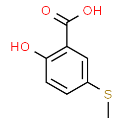 ChemSpider 2D Image | 5-(Methylthio)salicylic acid | C8H8O3S