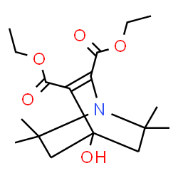 ChemSpider 2D Image | Diethyl 4-hydroxy-6,6,7,7-tetramethyl-1-azabicyclo[2.2.2]oct-2-ene-2,3-dicarboxylate | C17H27NO5