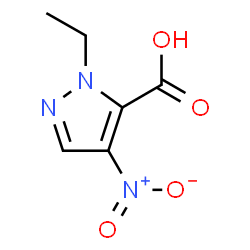 ChemSpider 2D Image | 1-Ethyl-4-nitro-1H-pyrazole-5-carboxylic acid | C6H7N3O4