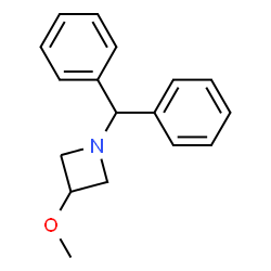 ChemSpider 2D Image | 1-Benzhydryl-3-methoxyazetidine | C17H19NO