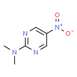 ChemSpider 2D Image | 2-DIMETHYLAMINO-5-NITROPYRIMIDINE | C6H8N4O2