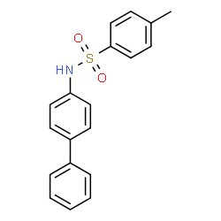 ChemSpider 2D Image | N-(4-Biphenylyl)-4-methylbenzenesulfonamide | C19H17NO2S