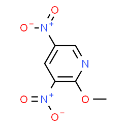 ChemSpider 2D Image | 2-Methoxy-3,5-dinitropyridine | C6H5N3O5