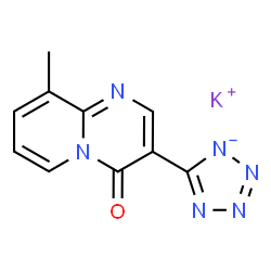 ChemSpider 2D Image | Pemirolast potassium | C10H7KN6O