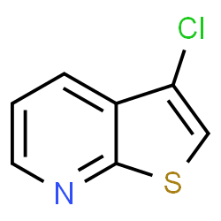 ChemSpider 2D Image | 3-Chlorothieno[2,3-b]pyridine | C7H4ClNS