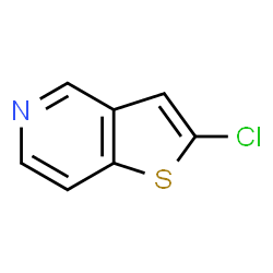 ChemSpider 2D Image | 2-Chlorothieno[3,2-c]pyridine | C7H4ClNS